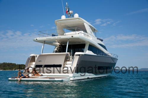 Prestige 750 Flybridge specs and reviews